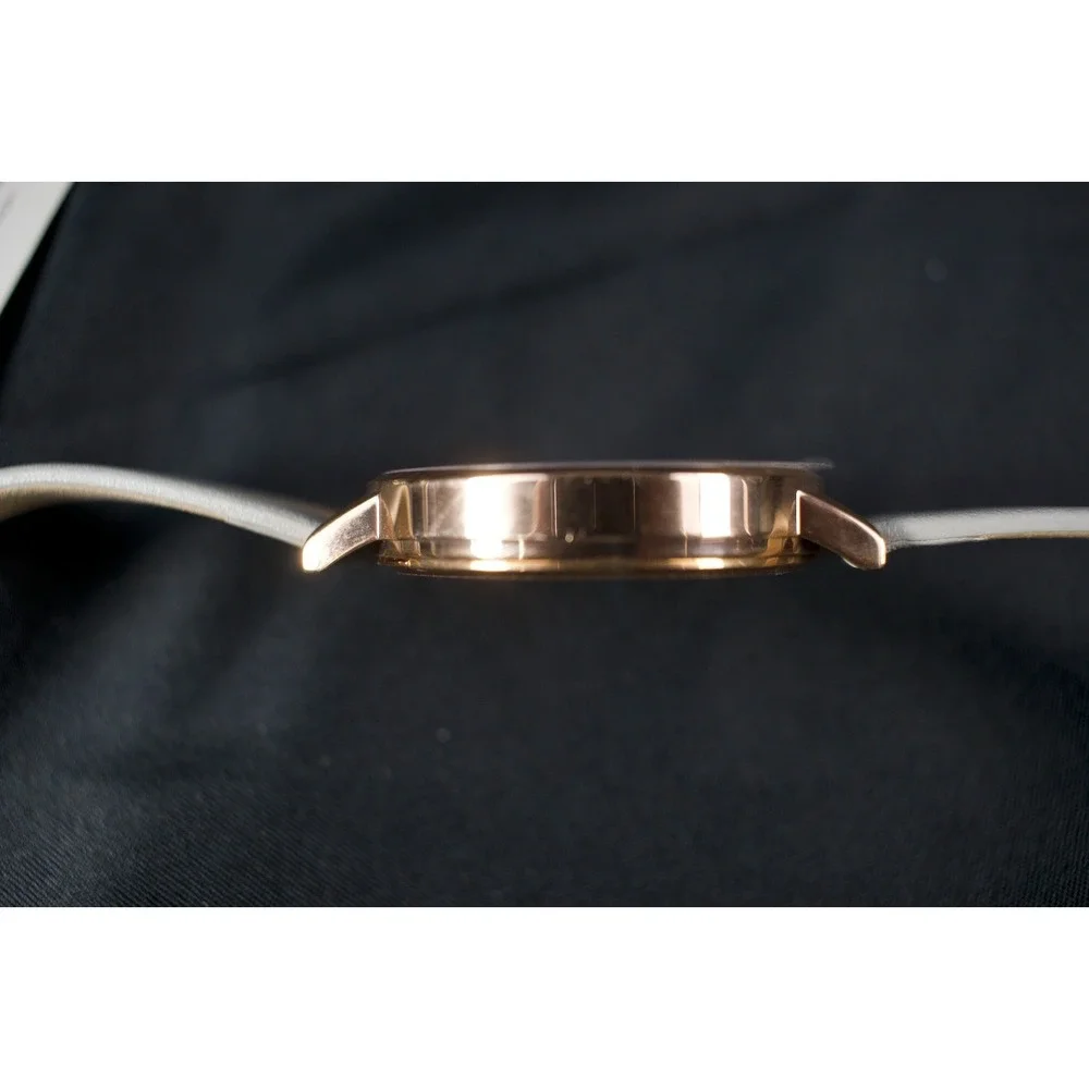 Olivia Burton OB15BDW02 Big Dial Watch Womens Rose Gold Grey Leather Unworn Box